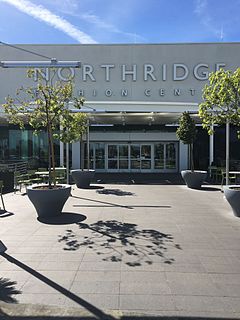 Northridge Fashion Center large shopping mall located in Northridge, Los Angeles, California