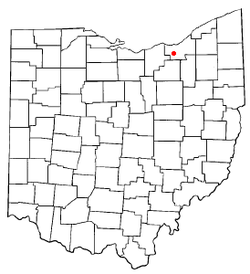 Location of Middleburg Heights in Ohio