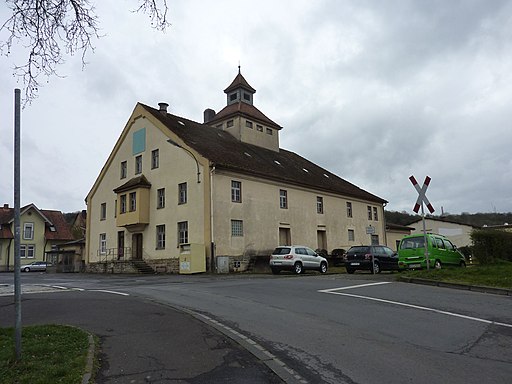 Ochsenfurt von der Floßhafenstraße aus