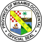 Sigiliul oficial al Misamis Occidental.svg