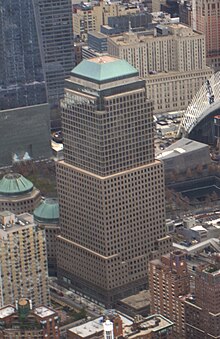 Cadwalader's global headquarters at 200 Liberty Street in New York City One World Financial Center in 2014.jpg