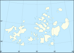 Mapa lokalizacyjna Ziemi Franciszka Józefa