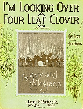 <span class="mw-page-title-main">I'm Looking Over a Four Leaf Clover</span> Song by Nick Lucas