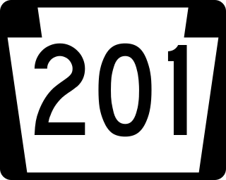 <span class="mw-page-title-main">Pennsylvania Route 201</span> State highway in Pennsylvania, US