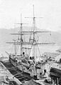 V přístavu Nagasaki.  1891