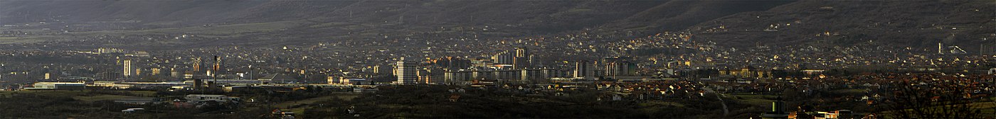 Panorama Vranja