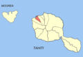 Localisation de la commune de Papeete