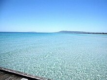 Shallow waters on the Peninsula