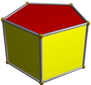 Pentagonal prism prism with a pentagonal base