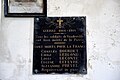 Plaque commémorative 1914-1918 dans l'église Sainte-Basile.