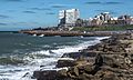 * Nomination Beach of stone before Varese beach, Mar del Plata, Argentina --Ezarate 13:39, 12 February 2017 (UTC) The buildings are tilted, the left crop is not really good, can you show the whole shore? Poco a poco 13:52, 12 February 2017 (UTC) I fixed the perspective, I go tomorrow to try to merge two pictures in the same place to show the shore but it is difficult --Ezarate 14:08, 12 February 2017 (UTC) @Poco a poco: hice esta versión preliminar, si te parece que puede funcionar la arreglo y vuelvo a nominar, gracias!! --Ezarate 18:04, 13 February 2017 (UTC) Yes, that crop is fine, but it is tilted in cw direction and suddently far too dark, --Poco a poco 19:20, 13 February 2017 (UTC)  Done --Ezarate 19:56, 13 February 2017 (UTC) * Promotion Good quality. --Poco a poco 20:43, 16 February 2017 (UTC)