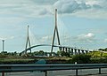 Pont de Normandie from south on autoroute A29 (July 2014).jpg
