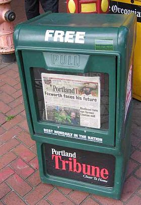 A Portland Tribune cikk illusztráló képe