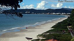 A beach in Jurerê.