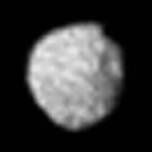 Puck, aufgenommen von Voyager 2