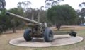 BL 5.5 inch Medium Gun in the Puckapunyal Army Camp, outside of the tank museum grounds.