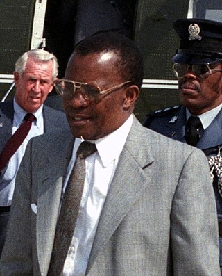 <span class="mw-page-title-main">Quett Masire</span> President of Botswana from 1980 to 1998