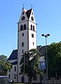 Stolp z dvojnim zatrepom (križni zatrep), Liebfrauenkirche v Ravensburgu