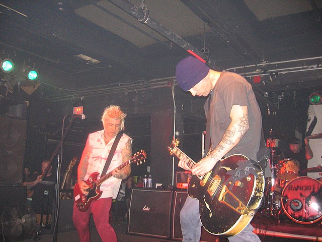 Rancid performing in 2006