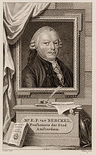 Engelbert François van Berckel Dutch politician