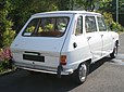 Vue arrière d'une Renault 6 TL de 1971.