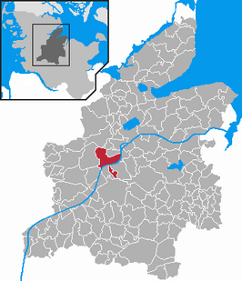 Kaart van Rendsburg