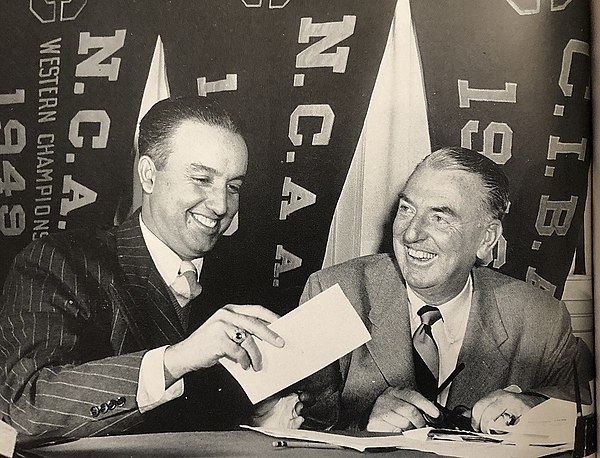 Rod Dedeaux and Sam Barry circa 1950