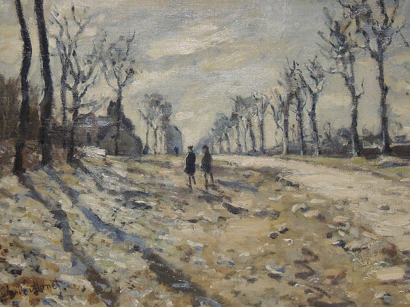 File:Route, effet de neige, soleil couchant (Monet).jpg