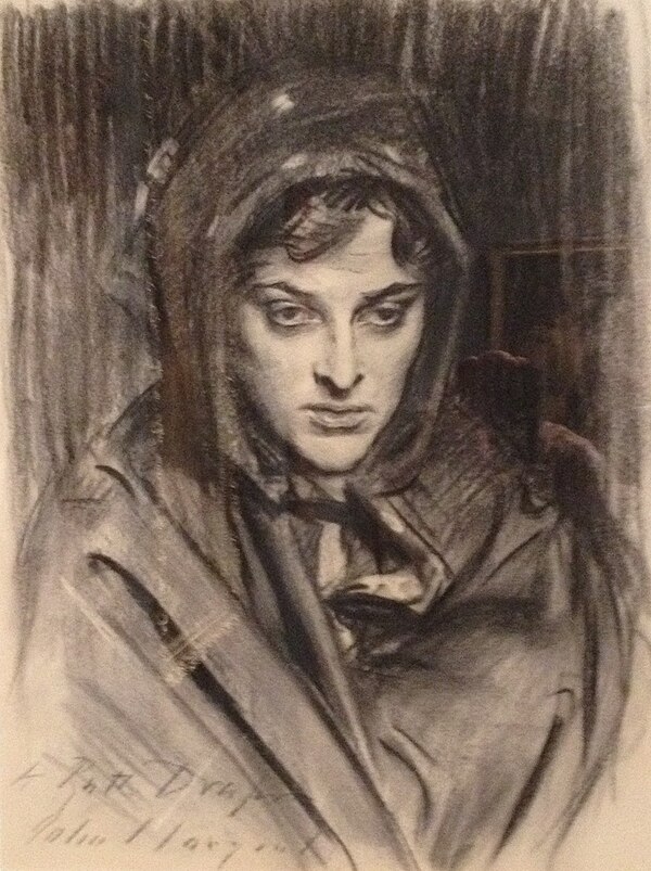 Ruth Draper as a Dalmatian Peasant by John Singer Sargent