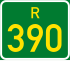 Streeksroete R390 shield