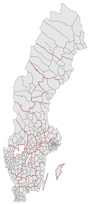 Miniatyrbilete for Kommunar i Sverige