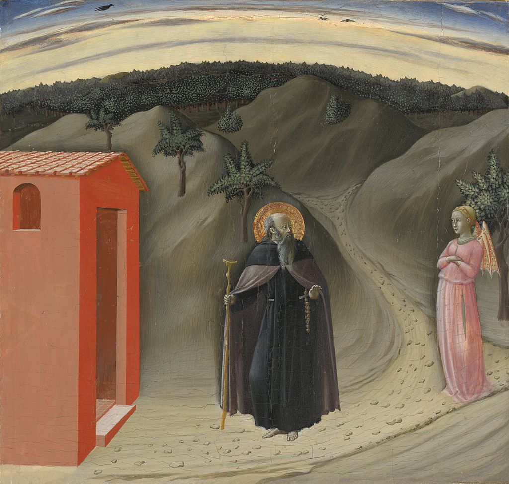 Saint-anthony-tempted-by-the-devil-in-the-guise-of-a-woman-- Master Osservanza