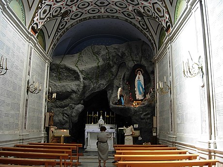 Die Lourdes-Grotte von San Giuseppe dei Vecchi