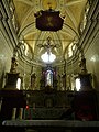 Altare maggiore della chiesa di Santa Maria, Santa Maria del Taro, Tornolo, Emilia-Romagna, Italia