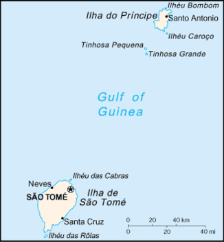 map of Sao Tome and Principe