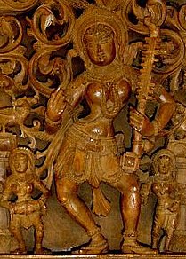 Sarasvati with fretted Eka-tantri vina
