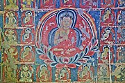 Buddhist frescos in Saspol caves / Ladakh, India