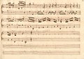 partitura manuscrita