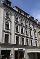 Schleißheimer Straße 9; Mietshaus, reich gegliedert in klassizistischer Neurenaissance, um 1870; gleichartig wie Nr. 11. This is a picture of the Bavarian Baudenkmal (cultural heritage monument) with the ID D-1-62-000-6182 (Wikidata)