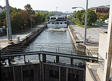 Schleuse am Europakanal bei Regensburg