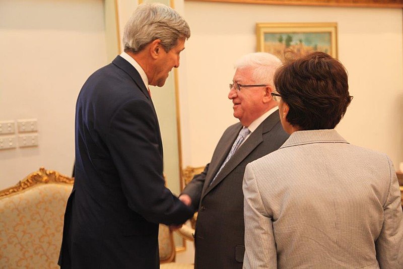 File:Secretary Kerry Meets With Iraqi President Masum (15021966337).jpg