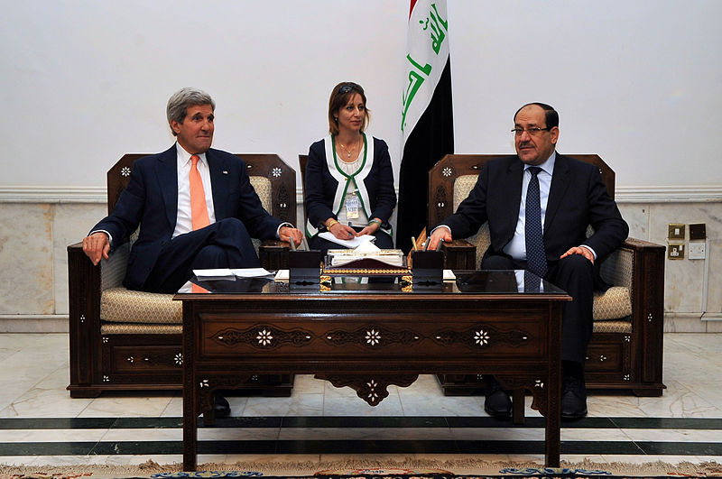 File:Secretary Kerry Sits With Iraqi Prime Minister al-Maliki Before Meeting in Baghdad June 2014.jpg