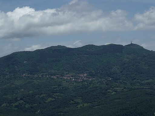 Panorama of Selvena, hamlet of Castell’Azzara, Monte Amiata