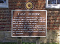 East Building sign