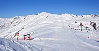 Ski lifts and slopes on the ridge between Pointe du Corbier and L'Ouillon, 2023.jpg