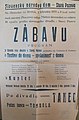 Plagát z roku 1933 oznamujúci program zábavy pri príležitosti 30. výročia Slovenského divadla v Starej Pazove