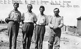 Workers deported during the Bisbee Deportation, Including A.S Embree Some workers deported during the Bisbee Deportation.jpg