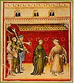 "Sonare et balare". Biblioteca Nacional de Austria. Imagen empleada en la portada de "Chominciamento di gioia".