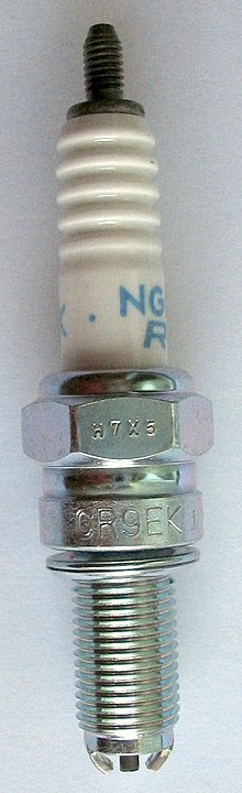 Spark plug with two side (ground) electrodes