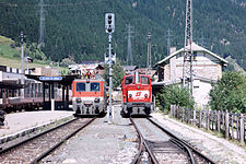 Treinen in het oude station